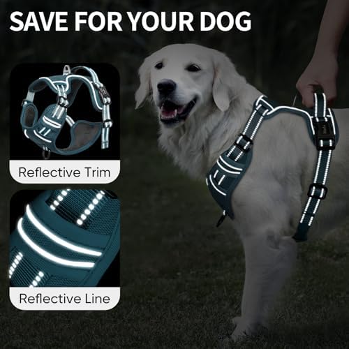 HEELE Dog Harness for Medium Dogs No Pull Dog Vest Harness - Image 3