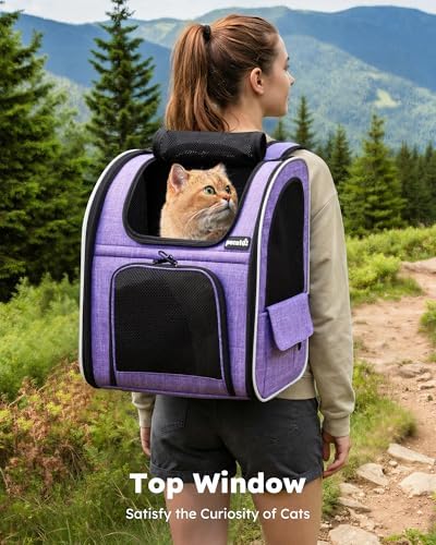 pecute Cat Backpack Expandable, Cat Carrier - Image 3