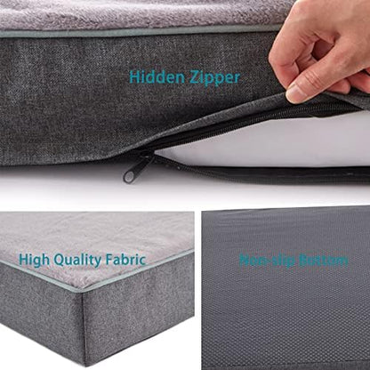Orthopedic Memory Foam Dog Bed, Dog Crate Bed - Image 4