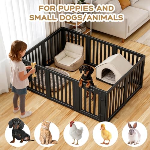 Dog Playpen Indoor, Puppy Playpen, 10 Panels - Image 6