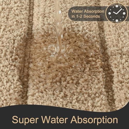 AROGAN Luxury Bathroom Rugs 24x36 Inch，Thick Soft Bath Rug Non Slip - Image 7