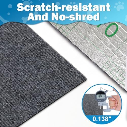 ENONCI 23.6x15.8 Cat Scratcher Mat, Self-Adhesive Cat Scratch Furniture - Image 4