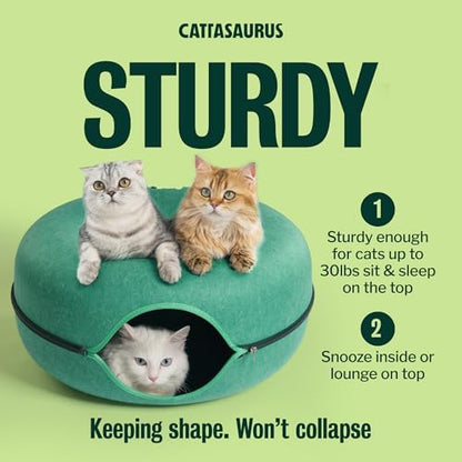 Cattasaurus Peekaboo Cat Cave Donut - Image 5