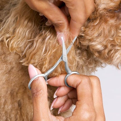 Tweezerman Pet Grooming Scissors-Rounded Tip Trimming Scissor - Image 5