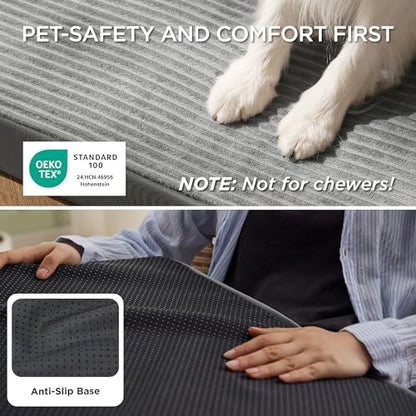 Bedsure ComfyFleece XL Dog Bed for Crate - Image 4