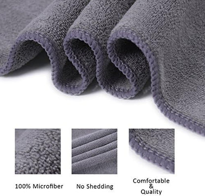 JML Microfiber Bath Towel Set, 6 Pack - Image 3