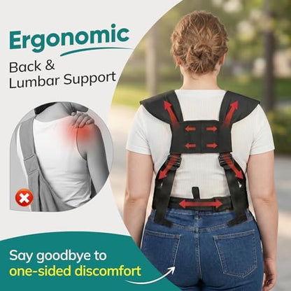 Dog Sling Carrier Front with Thicken Bottom Support - Image 2