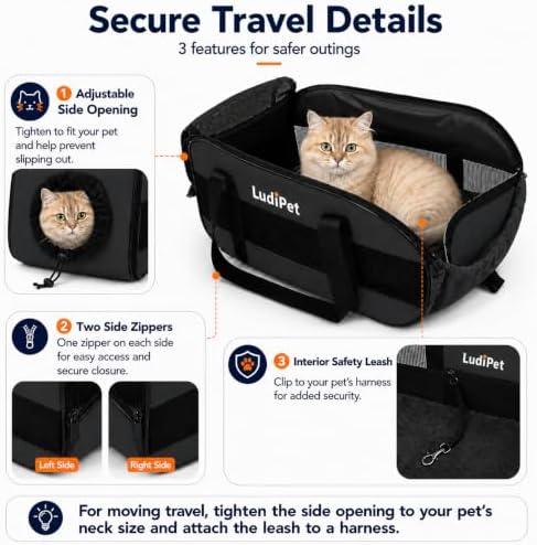 Airline-Friendly Pet Carrier for Cats and Small Dogs - Image 5