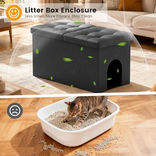 3-in-1 Cat Litter Box Enclosure - Image 2