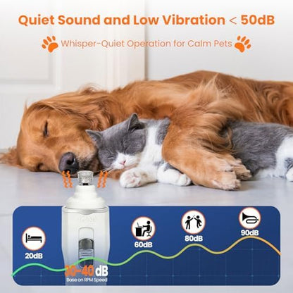 Tife Dog Nail Grinder with 2 LED Lights - Image 5