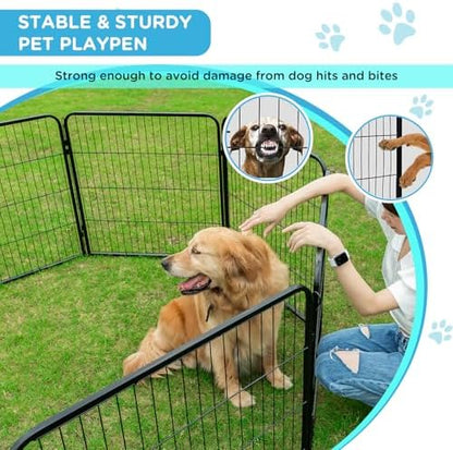 BestPet | Dog Playpen | 32", 6 Panels | Heavy Duty Metal Pet Exercise Pen - Image 6