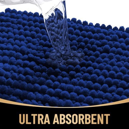 OLANLY Thick Chenille Large Bathroom Rugs 44x32, Absorbent Bath Mat - Image 3