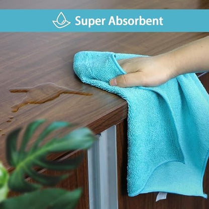HOMEXCEL 150PK Microfiber Cleaning Cloth, Cleaning Rag - Image 4