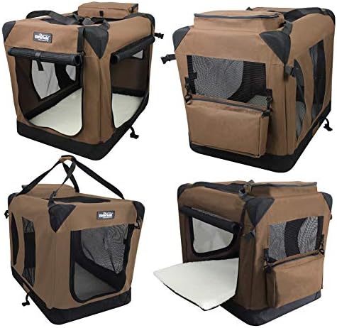 EliteField 3-Door Soft Dog Crate - Image 3