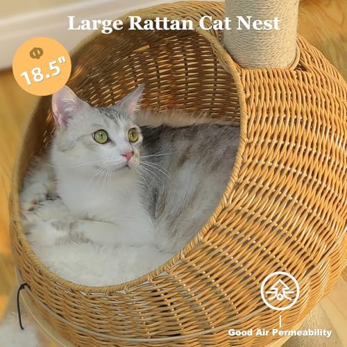 PAWZ Road Dinosaur Cat Tree 46” Cat Scratching Posts - Image 3
