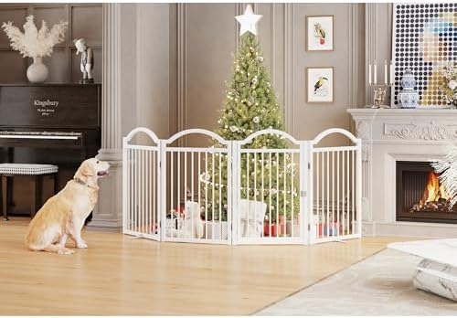 BHG Metal No-Assembly Freestanding Dog Gate - Image 7