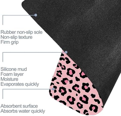 Bath Mats for Bathroom, Modern Stylish Diatomaceous Bath Rug Quick Dry - Image 6