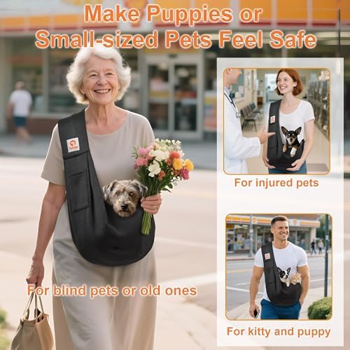 Tomkas Small Dog Sling Carrier - Image 3