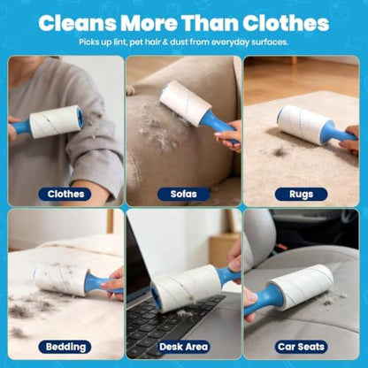 Extra Sticky Lint Roller for Pet Hair, 500 Sheets - Image 5