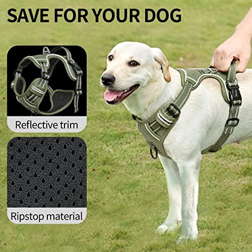 HEELE Dog Harness, Dog Harness for Small Medium Large Dogs No Pull Adjustable - Image 3