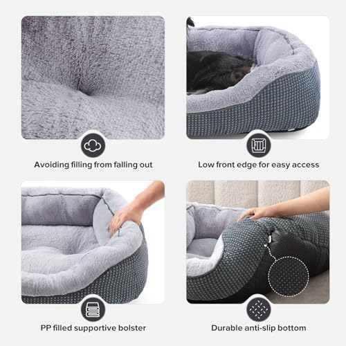 INVENHO Small Dog Bed Orthopedic Warming Soft Calming Sleeping Durable - Image 7