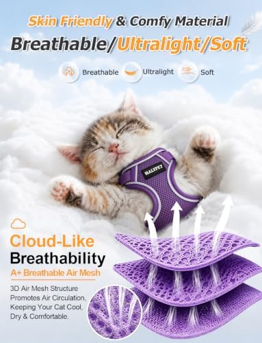 Cat Harness and Leash Set, Escape Proof Kitten Harness - Image 6
