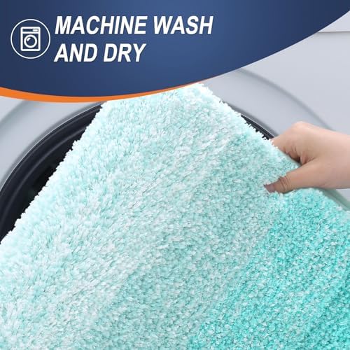 OLANLY Bathroom Runner Rug 59x20, Extra Soft Absorbent Microfiber Bath Rugs - Image 6