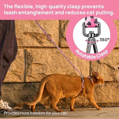 PetThem Adjustable Cat Harness and Leash Set Escape Proof - Image 5