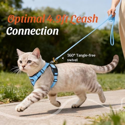 Dooradar Cat Harness and Leash Set, Adjustable and Escape Proof - Image 7