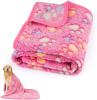 Dog Blankets for Medium Dogs, Premium Soft Dog Blankets for Small Dog by PEASUG