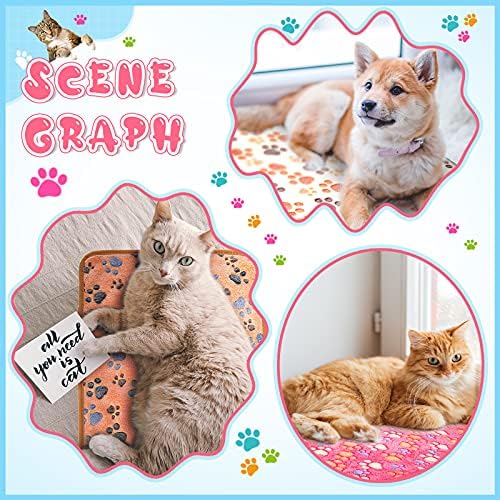 Tatuo 4 Pcs Fleece Dog Blankets - Image 3