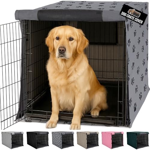 GORILLA GRIP Dog Crate Covers, Wire Kennel Topper, 42 in by GorillaGrip