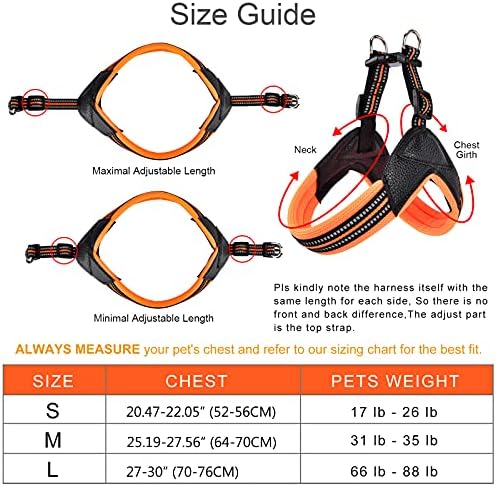 Dog Harness No Pull Ultra Soft Breathable Padded Pet Harness 2 Adjustable Botton - Image 4