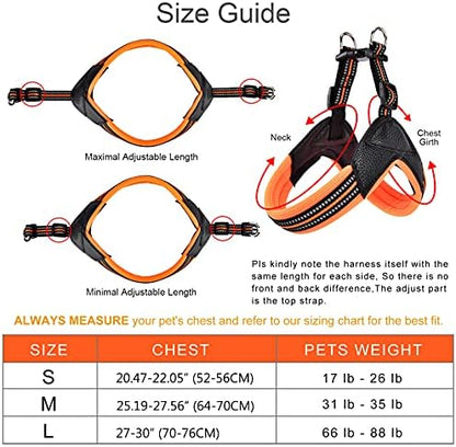 Dog Harness No Pull Ultra Soft Breathable Padded Pet Harness 2 Adjustable Botton - Image 4