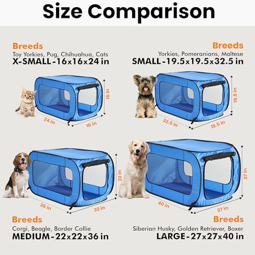 Portable Collapsible Pop Up Kennel - Image 3