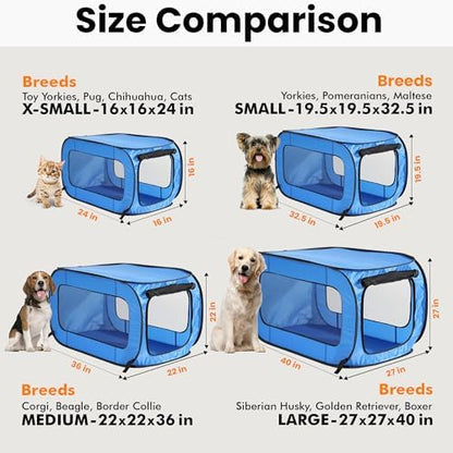 Portable Collapsible Pop Up Kennel - Image 3