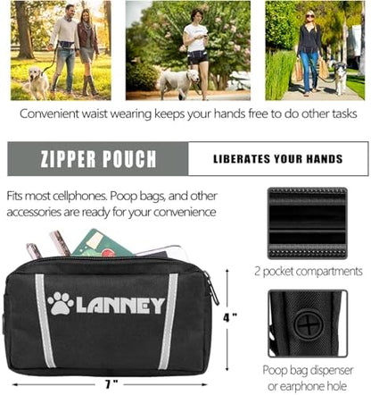 LANNEY Hands Free Dog Leash, Waist Running Leash - Image 6