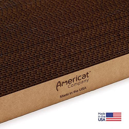 Cat Scratcher by Americat – Made in USA Cardboard Scratching Pad & Lounger – X - Image 5