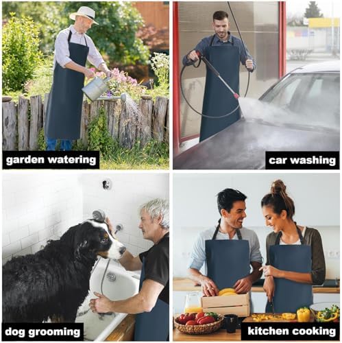 Homsolver 2 Pack Waterproof Dishwasher Rubber Adjustable Apron - Image 6