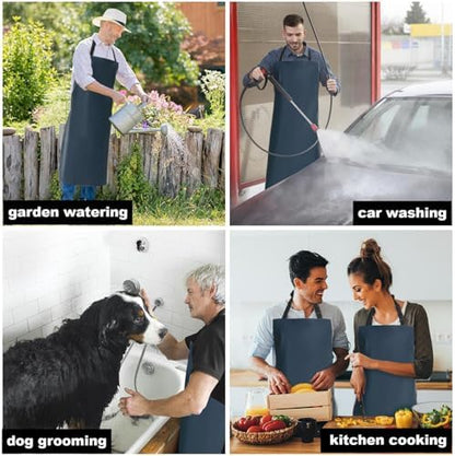 Homsolver 2 Pack Waterproof Dishwasher Rubber Adjustable Apron - Image 6