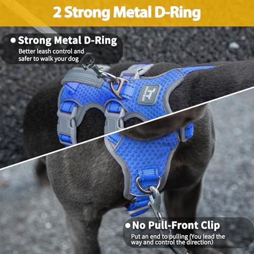 Huntboo Escape Proof Dog Harness, No Pull Reflective Harness - Image 4