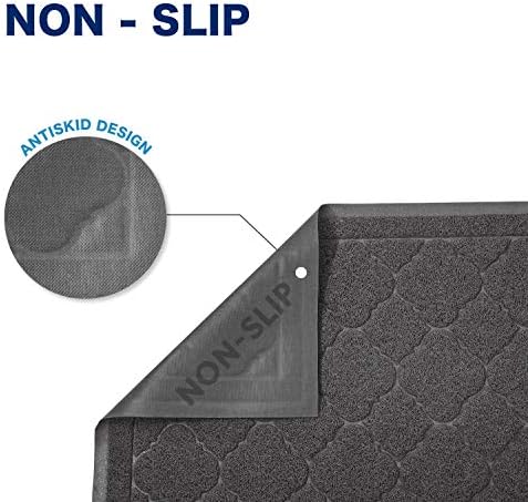 WePet Cat Litter Box Mat, Kitty Premium PVC Pad, Durable Trapping Rug, - Image 3