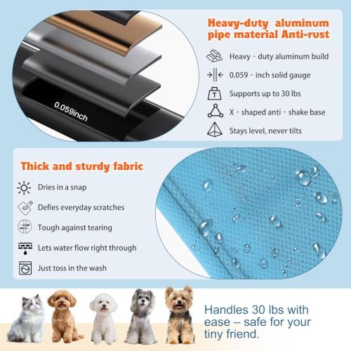 Foldable Pet Grooming Hammock for Small Dogs & Cats - 30lb - Image 5