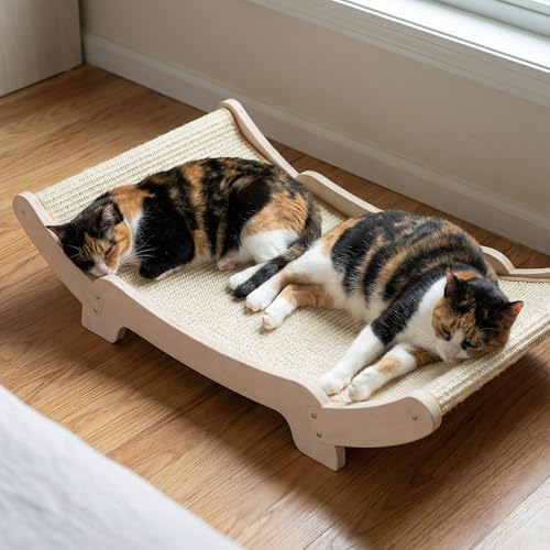 Sisal Cat Scratcher Bed for Indoor Cats Hammock for Scratching Pad Cat Chair by MUZIBAMA
