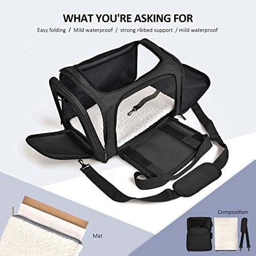 Henkelion Large Soft Sided Cat and Pet Carrier - Image 2
