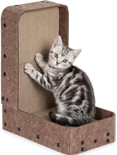 18.9" Cat Scratcher, L-Shaped Scratch Pad by KinoTail