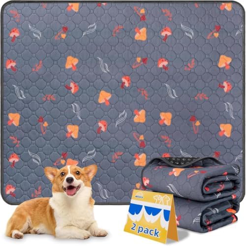 Sunheir Washable Pee Pads for Dogs, Waterproof Non-Slip Wee Wee, Absorbent and by SUNHEIR
