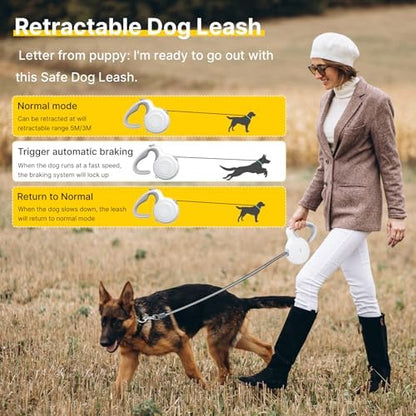10Ft Auto-Brake Retractable Dog Leash - Image 4