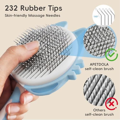 Self-Cleaning Cat Brush for Shedding, Cat Hair Brush - Image 6