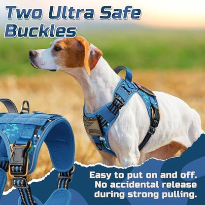 rabbitgoo Tactical Dog Harness for Large, No Pull Military Service Vest - Image 4